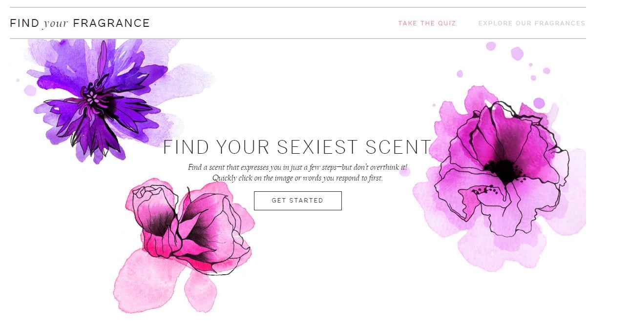 Victoria Secret scent finder