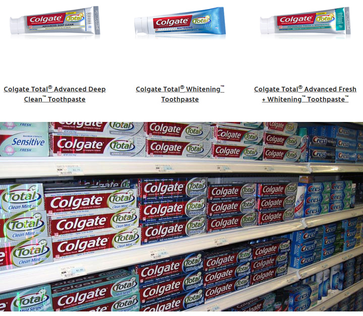 toothpaste colgate choice overload
