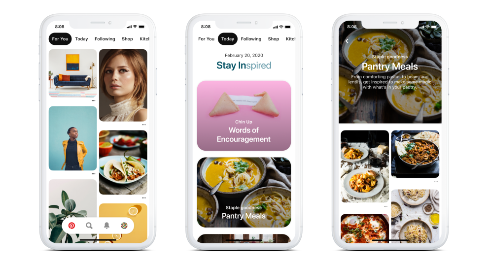 Pinterest drives product discovery with shop tab and daily recommendations for better social commerce. 