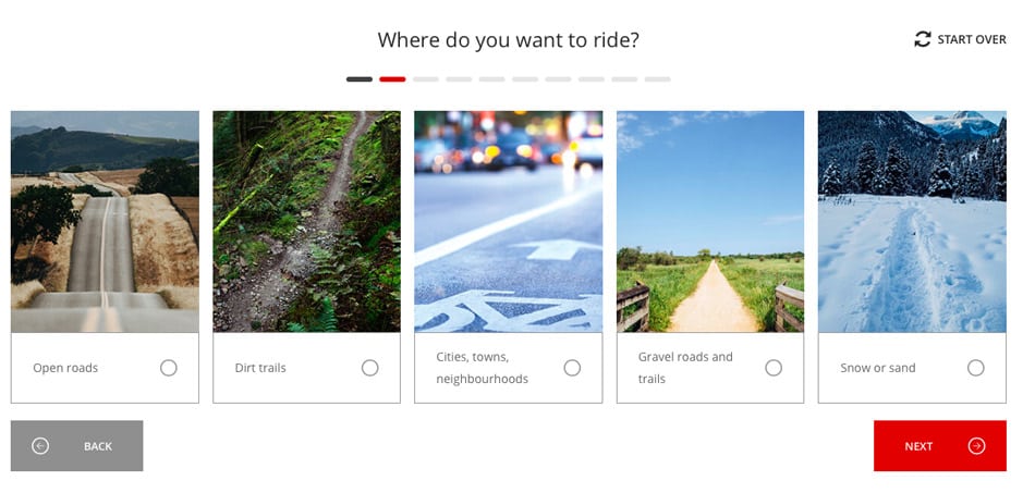 trek bicycle interactive bike finder q1
